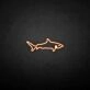 'Shark shape' neon sign