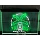 Tiki Bar Palm Mask Two Tone Hanging Neon Sign