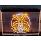 Tiki Bar Palm Mask Two Tone Hanging Neon Sign