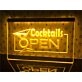 Cocktails Open Hanging Neon Sign