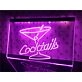 Cocktails Hanging Neon Sign