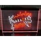 Karaoke Two Tone Hanging Neon Sign