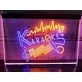 Karaoke Two Tone Hanging Neon Sign