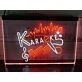 Karaoke Two Tone Hanging Neon Sign