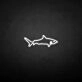 'Shark shape' neon sign