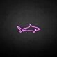 'Shark shape' neon sign