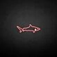 'Shark shape' neon sign