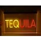 Tequila Two Tone Bar Hanging Neon Sign