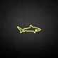 'Shark shape' neon sign