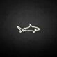 'Shark shape' neon sign