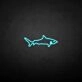 'Shark shape' neon sign