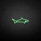 'Shark shape' neon sign