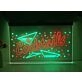 Cocktails & Fizz Two Tone Hanging Neon Sign