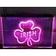 Irish Shamrock Hanging Neon Sign