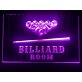 Billiard Pool Room Hanging Neon Sign