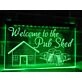 Pub Shed Hanging Neon Sign