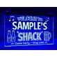 Welcome to My Shack Personalized Hanging Neon Sign