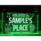 Welcome to My Place Personalized Hanging Neon Sign