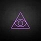 Triangle&amp;Eye' neon sign