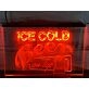 Ice Cold Beer on Tap Bar Hanging Neon Sign