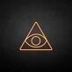 Triangle&amp;Eye' neon sign