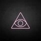 Triangle&amp;Eye' neon sign