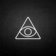 Triangle&amp;Eye' neon sign