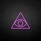 Triangle&amp;Eye' neon sign