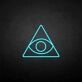 Triangle&amp;Eye' neon sign