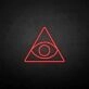 Triangle&amp;Eye' neon sign
