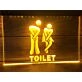 Funny Toilet Entrance Hanging Neon Sign