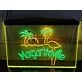Flamingo Margaritaville Two Tone Hanging Neon Sign