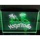 Flamingo Margaritaville Two Tone Hanging Neon Sign