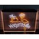 Flamingo Margaritaville Two Tone Hanging Neon Sign