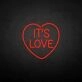 'IT'S LOVE' neon sign