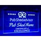 Pub Shed Advisor Personalized Hanging Neon Sign