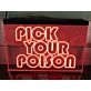 Pick Your Poison LED Neon Hanging Neon Sign