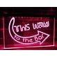 This Way to the Bar Hanging Neon Sign