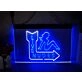 Live Nudes Two Tone Hanging Neon Sign