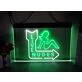 Live Nudes Two Tone Hanging Neon Sign
