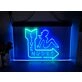 Live Nudes Two Tone Hanging Neon Sign