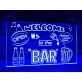 Welcome to the Bar Hanging Neon Sign