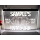 Home Bar Personalized Hanging Neon Sign