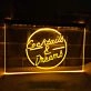 Cocktails and Dreams Two Tone Hanging Neon Sign