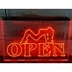 Strippers Open Hanging Neon Sign