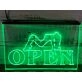 Strippers Open Hanging Neon Sign