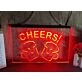 Cheers Beers Bar Hanging Neon Sign