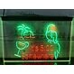 It's 5:00 Somewhere Parrot Two Tone Hanging Neon Sign