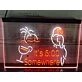It's 5:00 Somewhere Parrot Two Tone Hanging Neon Sign