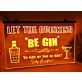 Let the Drinking Be Gin Hanging Neon Sign